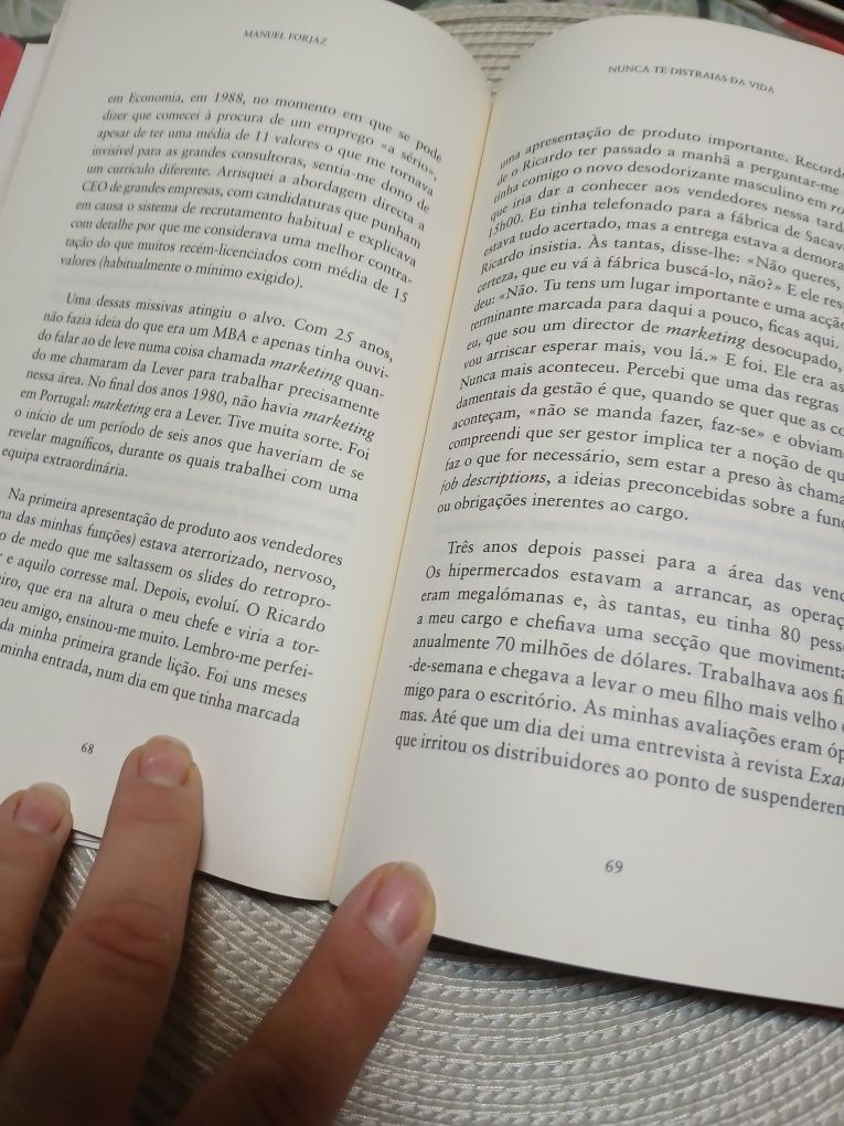 "Nunca te Distraias da Vida"