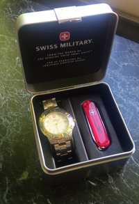 Набор часы и складной нож Wenger Swiss Military