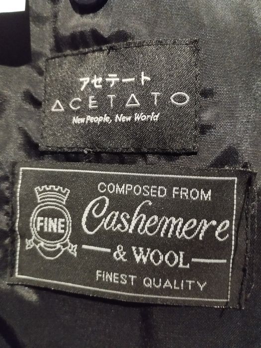 Sobretudo de homem em cachemira e lã