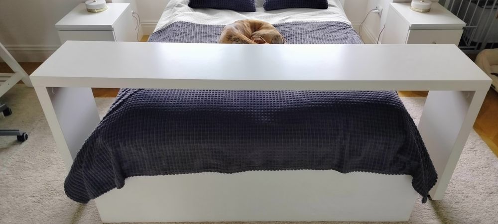 IKEA MALM Nadstawka na łóżko, toaletka, biurko.