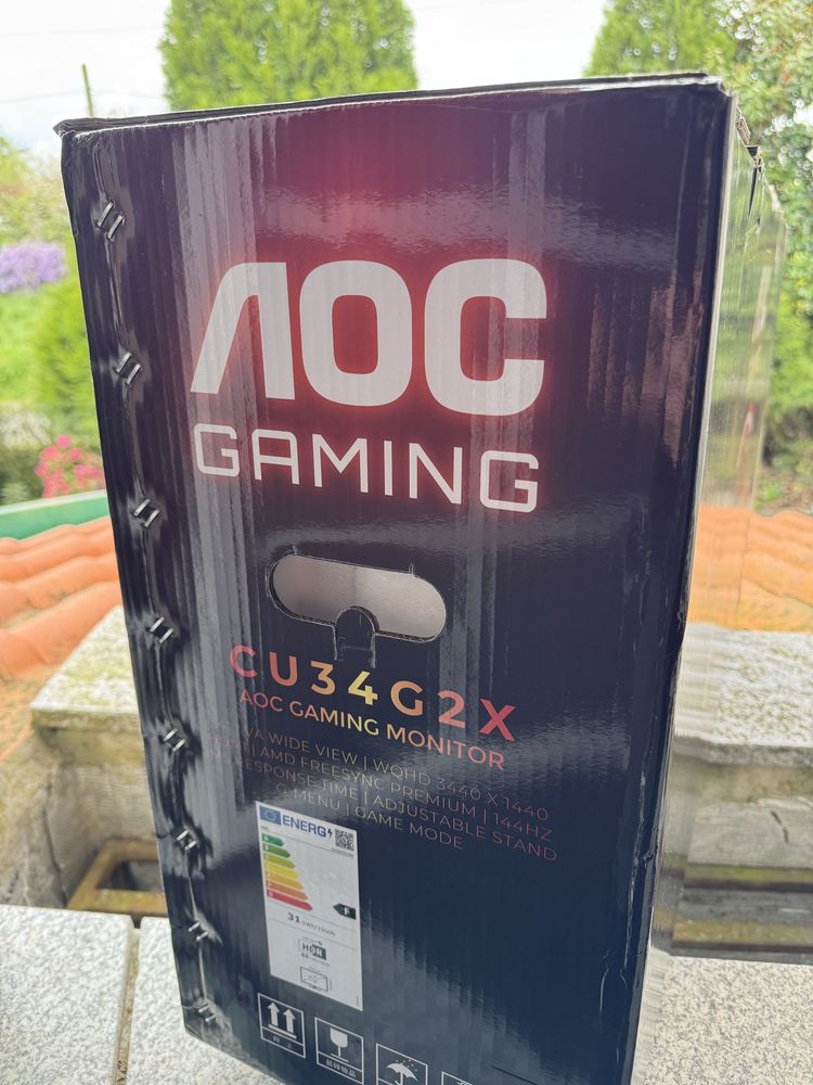 Monitor AOC CU34G2X/BK Novo e Selado