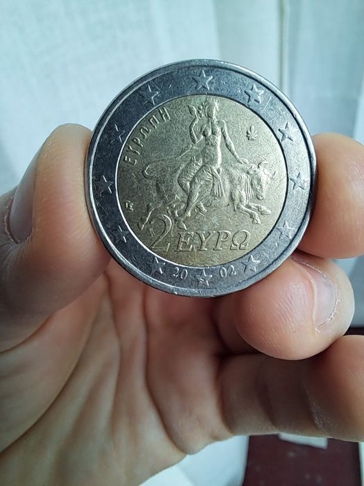 Moeda de 2€ da Grécia de 2002