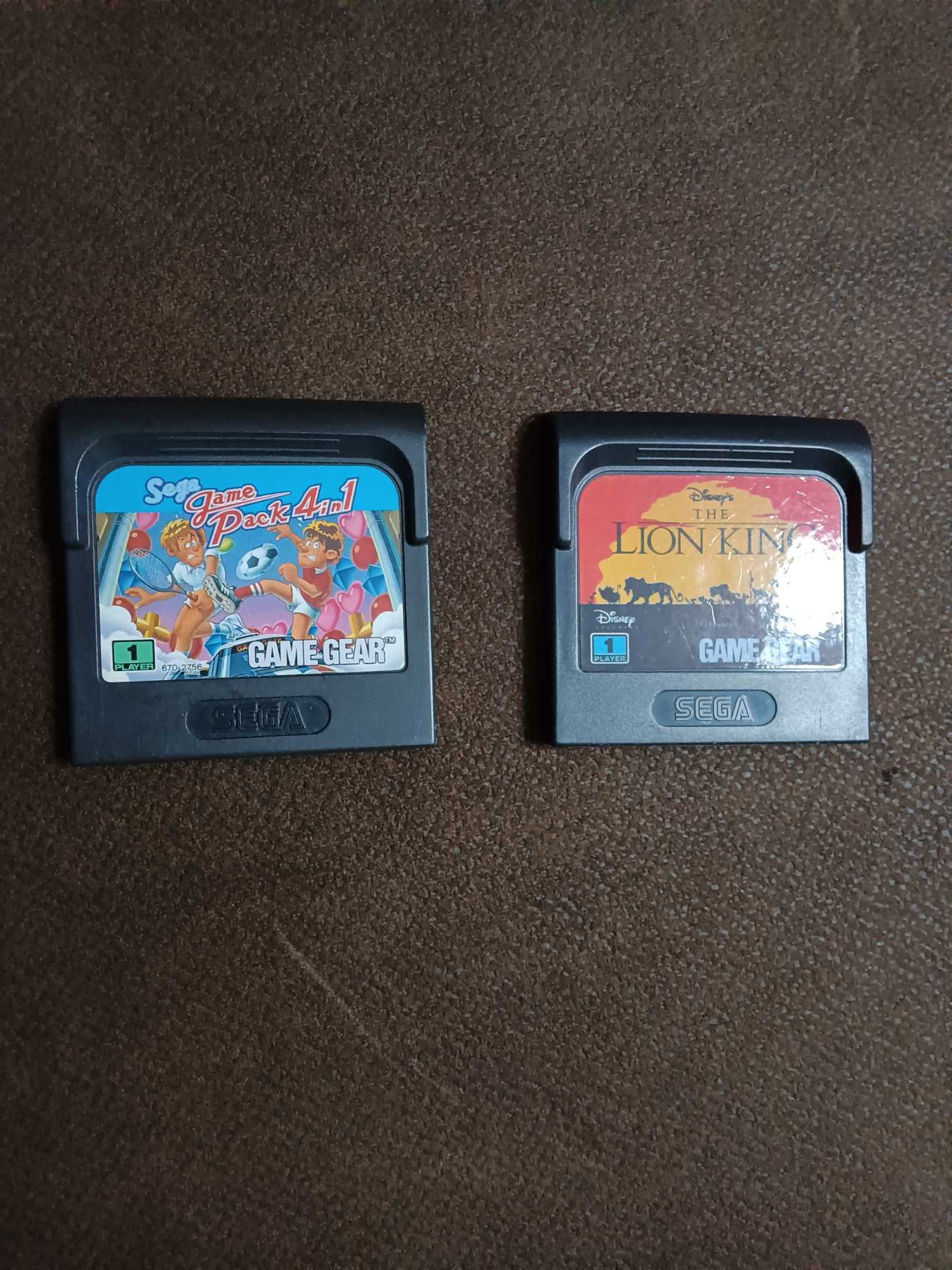 Jogo sega game gear the Lion king e sega game pack 4 in 1