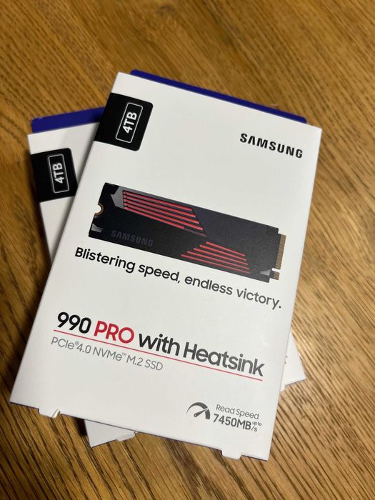 SSD накопичувач Samsung 990 PRO with Heatsink 4TB
