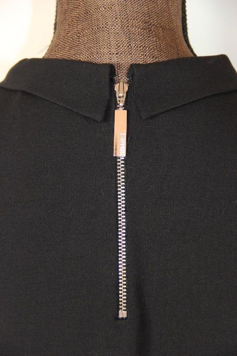 Czarna koszula SIMPLE bluzka kolnierzyk svarowki 36 s 34 xs kolnierz