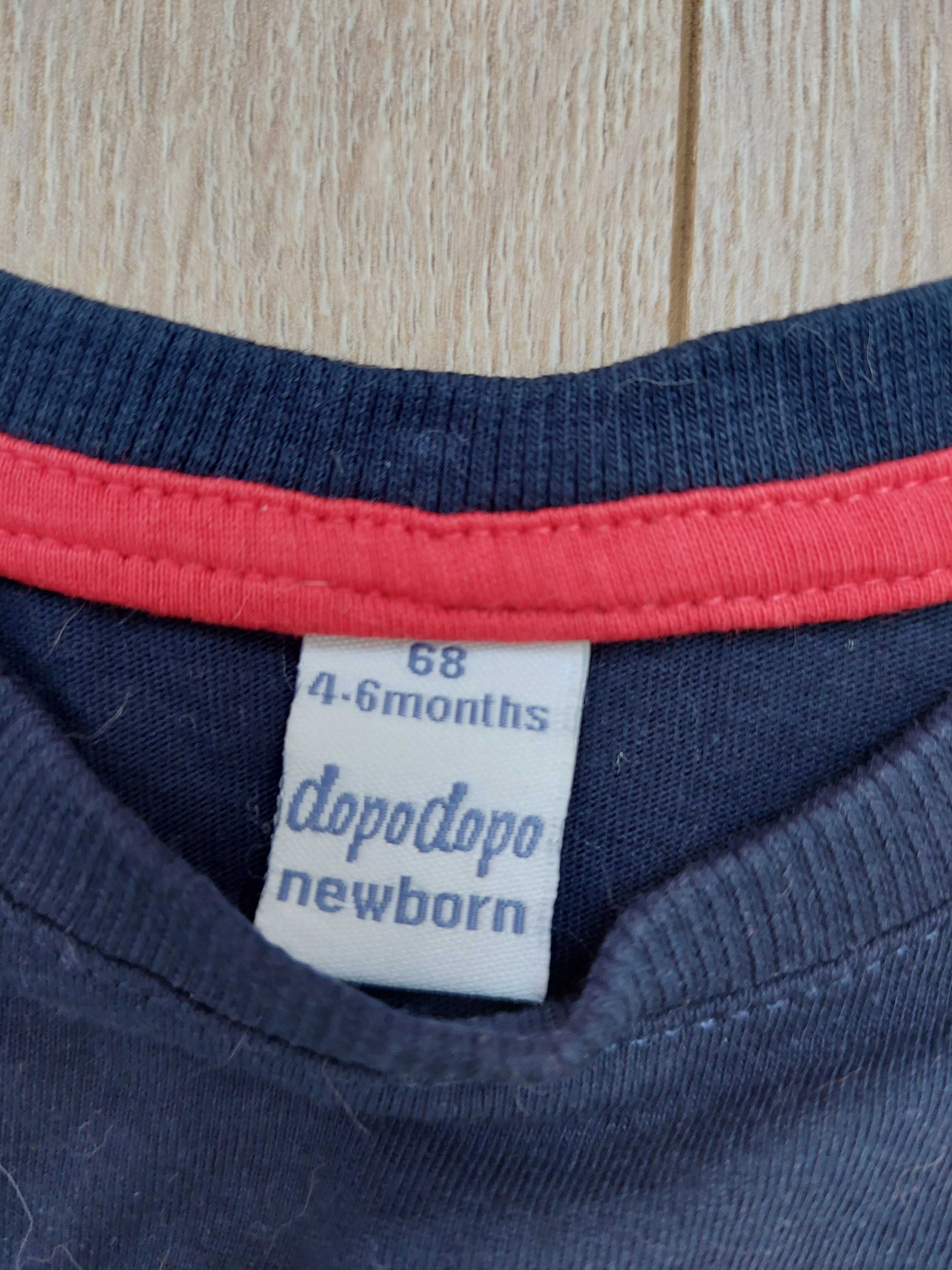 Bluzka tshirt chłopięcy niemowlęcy 62-68 cm Duodopo