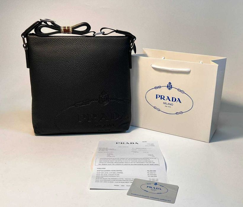 Męska torba torebka Listonoszka, skóra, Włochy 8801