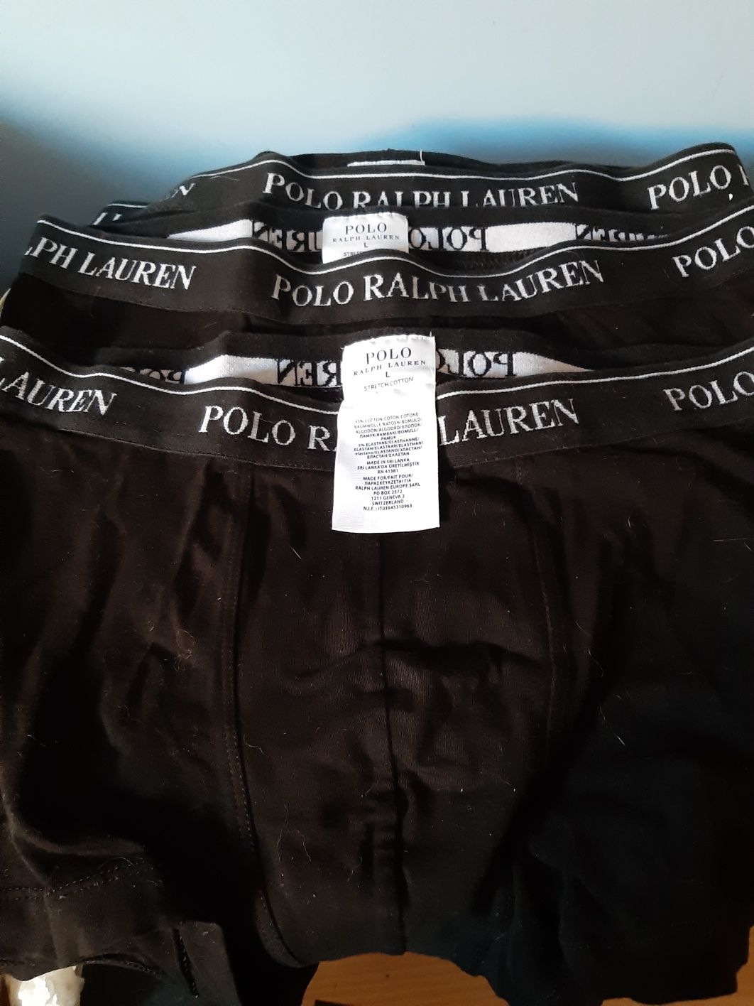 Boxers pretos Ralph Lauren L