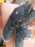 Bota cano alto fecho + cortao quentinhas tam.40