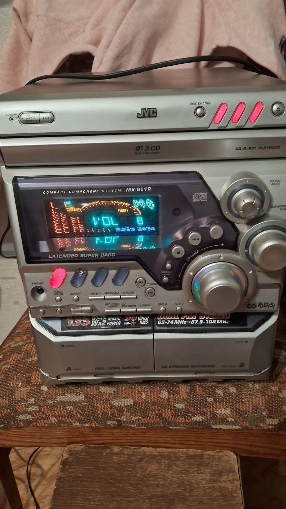 JVC MX G51R. Без динаміків та пульта. музичний центр.