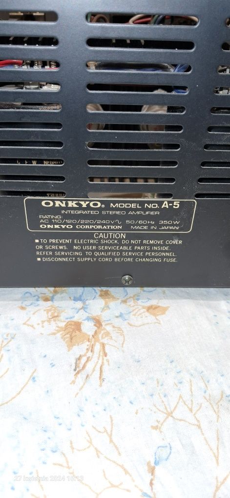 Wzmacniacz VINTAGE ONKYO A-5