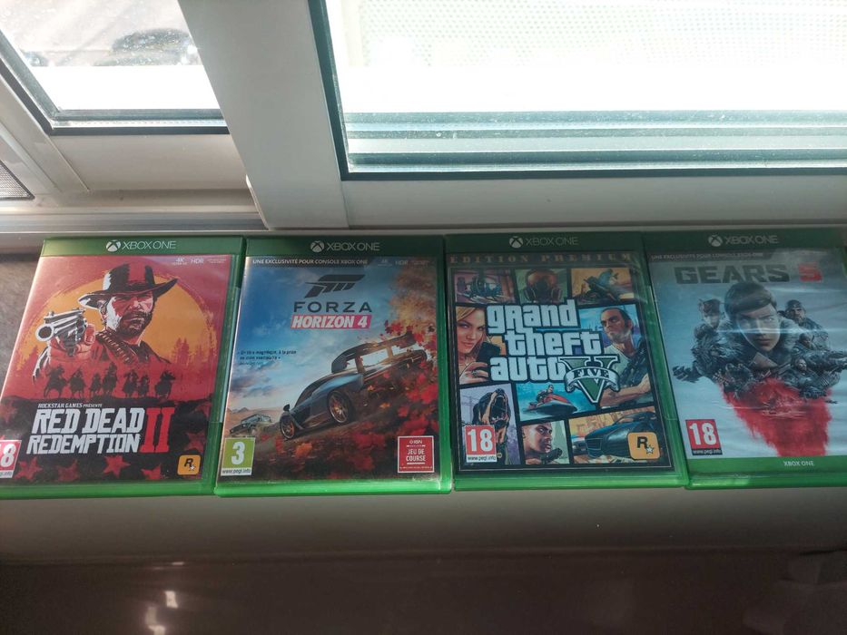 XBoxOne - GTA5 (PE), Gears5, Red Dead Redemption 2, Forza Horizon 4