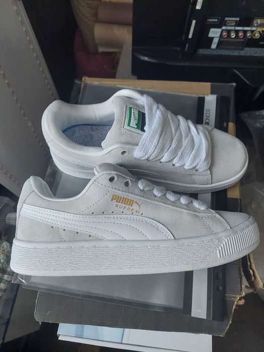 Оригінал Кросівки жіночі Puma Suede XL Light Grey