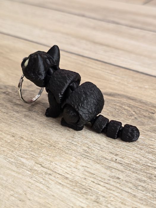 Breloczek Kota i Chomika 3d - Brelok Druk3d fidget Keychain