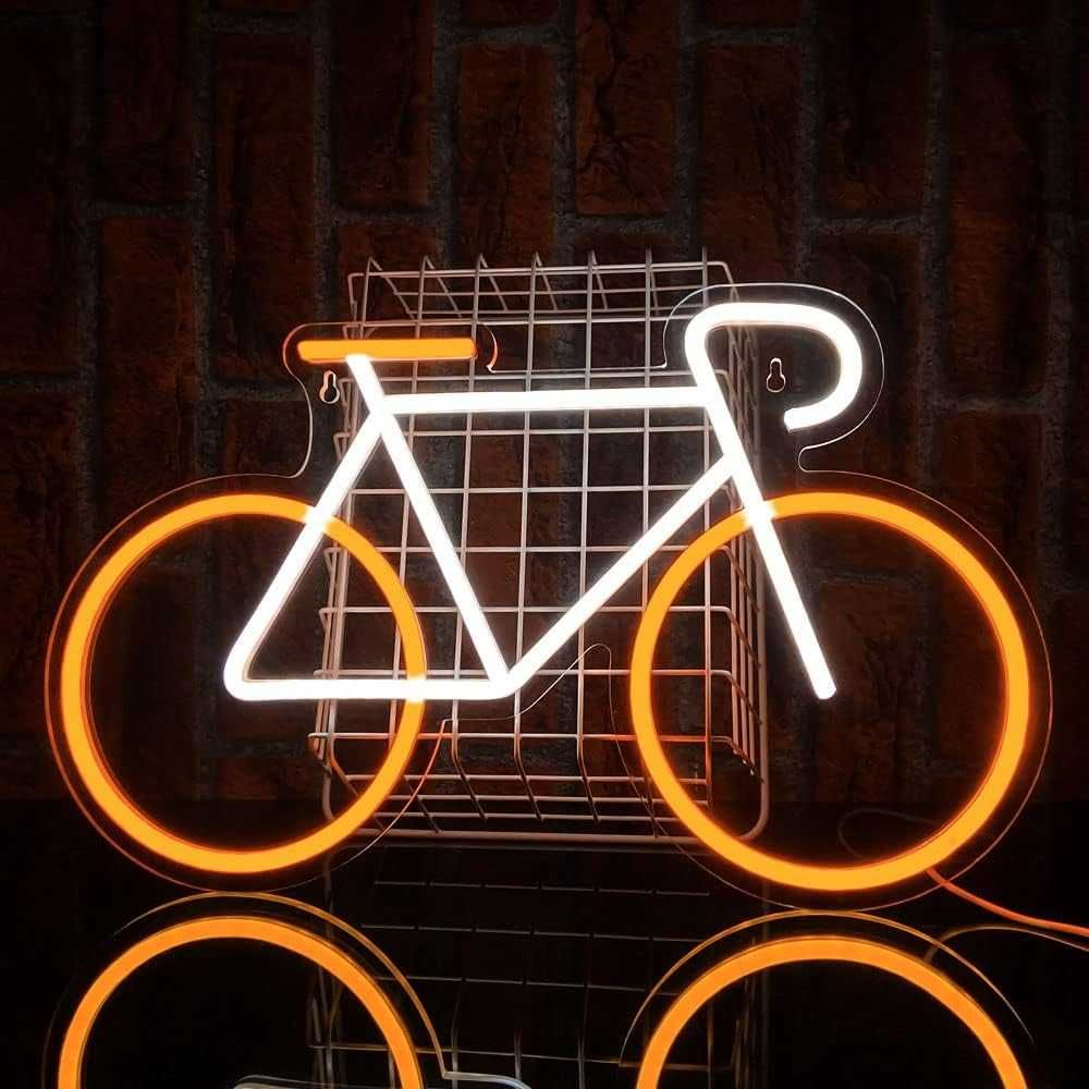 Sinal Luminoso Néon LED em Acrílico em forma de" Bicicleta "