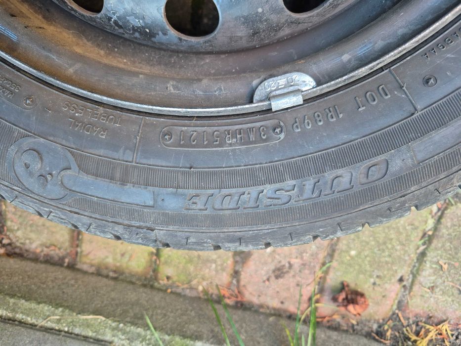 175/65 R14 na felgach Peugeota 4x108 opony letnie Dunlop 2151 jak nowe