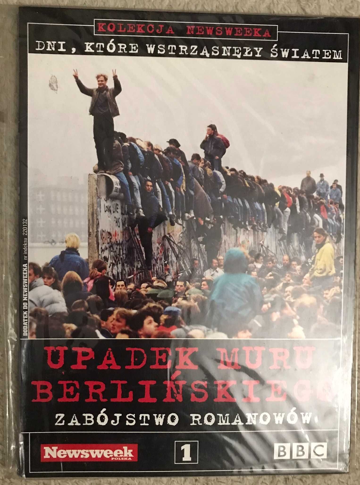 Upadek muru berlińskiego Zabójstwo Romanowów DVD NOWA kolekcja Newswee