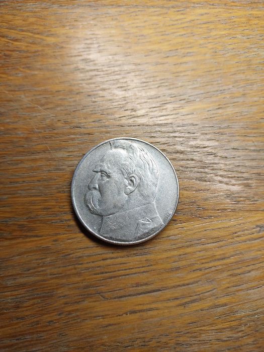 Srebrna moneta 10zł Józef Piłsudski orzeł Strzelecki - Piękny stan