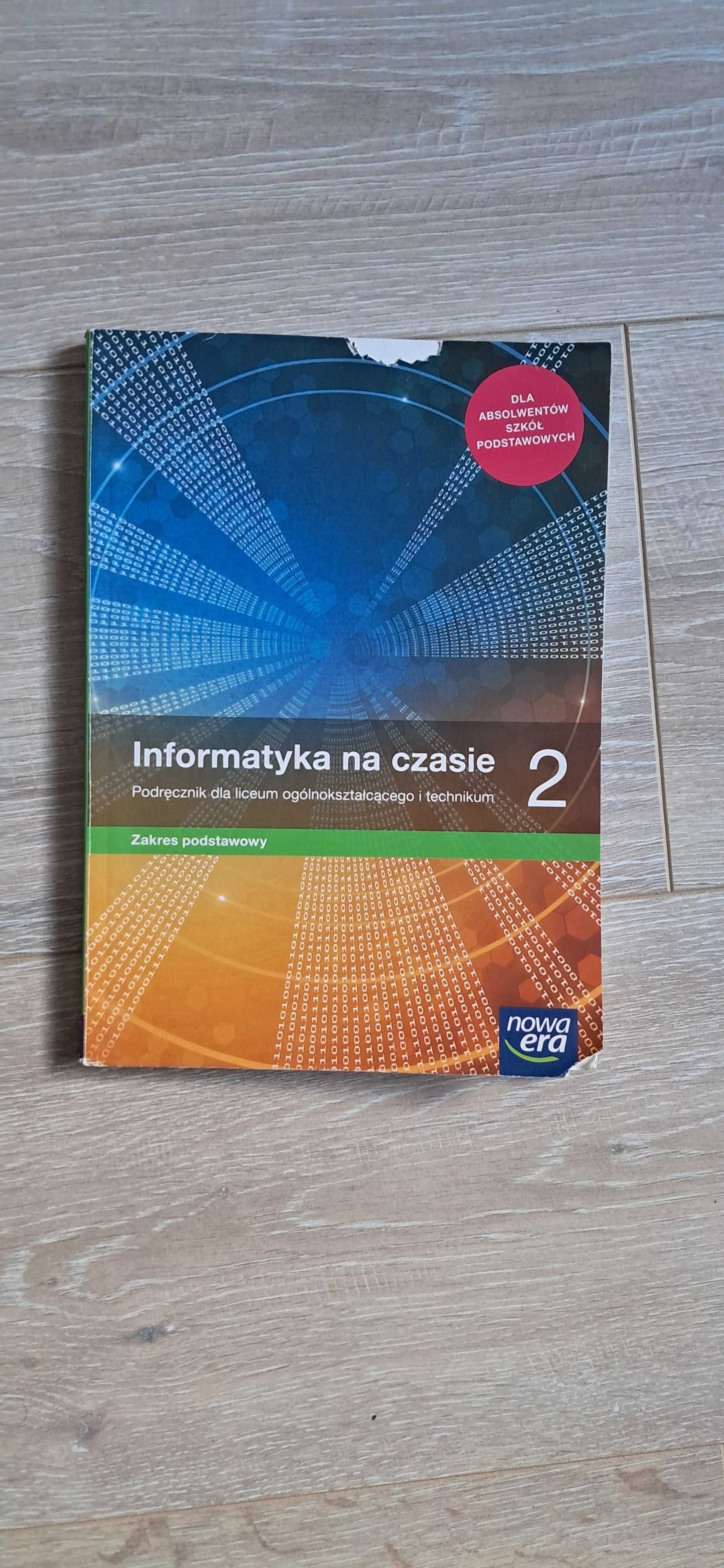 Książka Informatyka na czasie do klasy 2 liceum/technikum