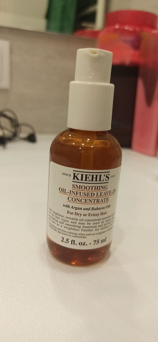 Масло для волосся Kiehl's Smoothing Oil-Infused Leave-In Concentrat