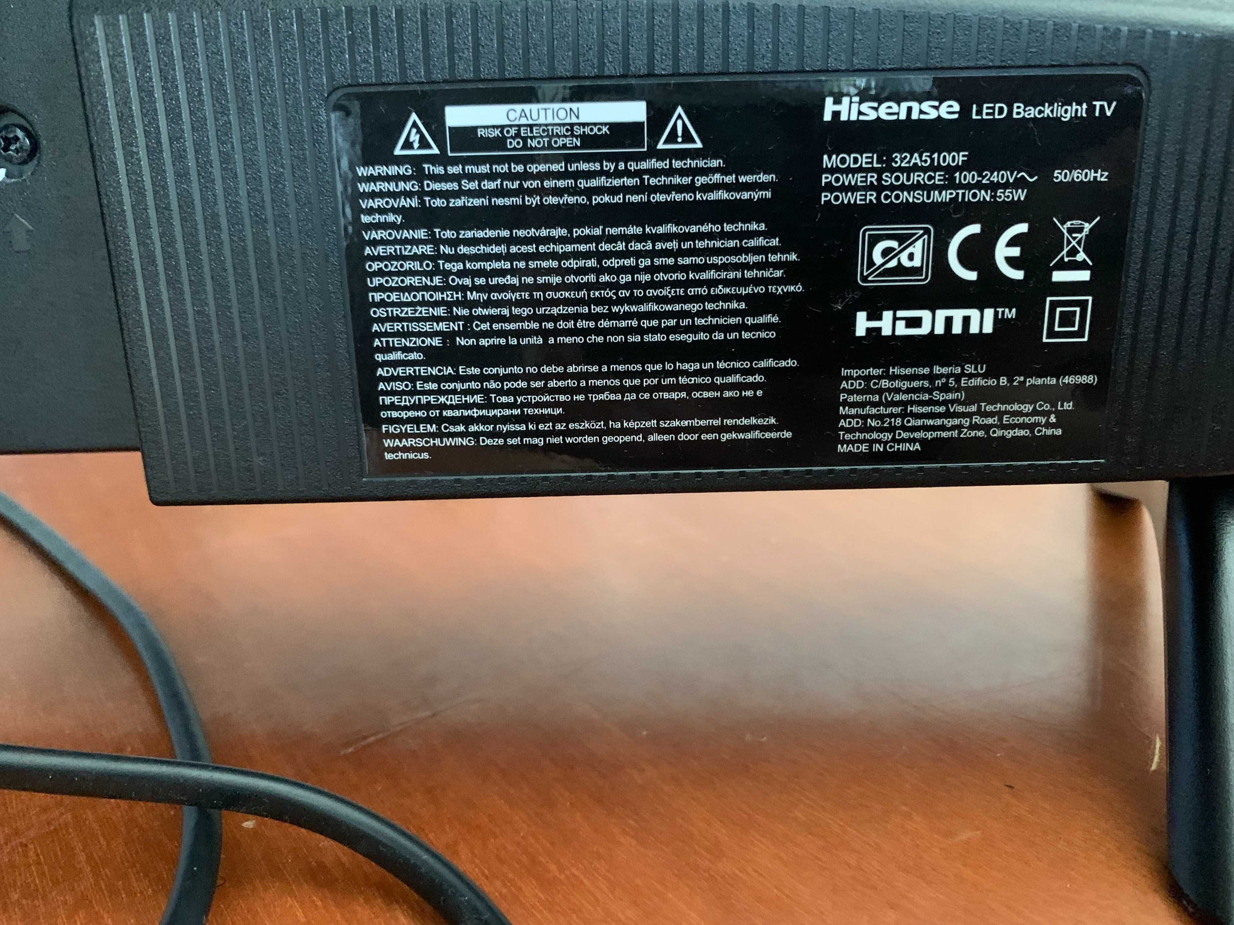 TV Hisense 32A5100F
