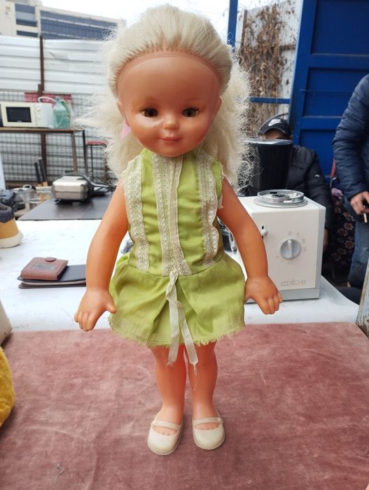 Винтажная шагающая кукла СССР. Лена. Ленигрушка