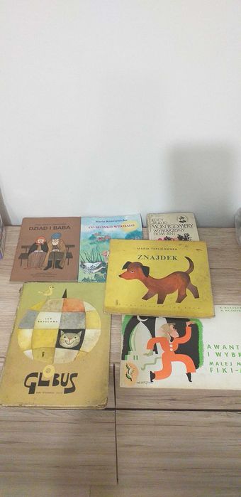 Książki wygrzebane na strychu  prl