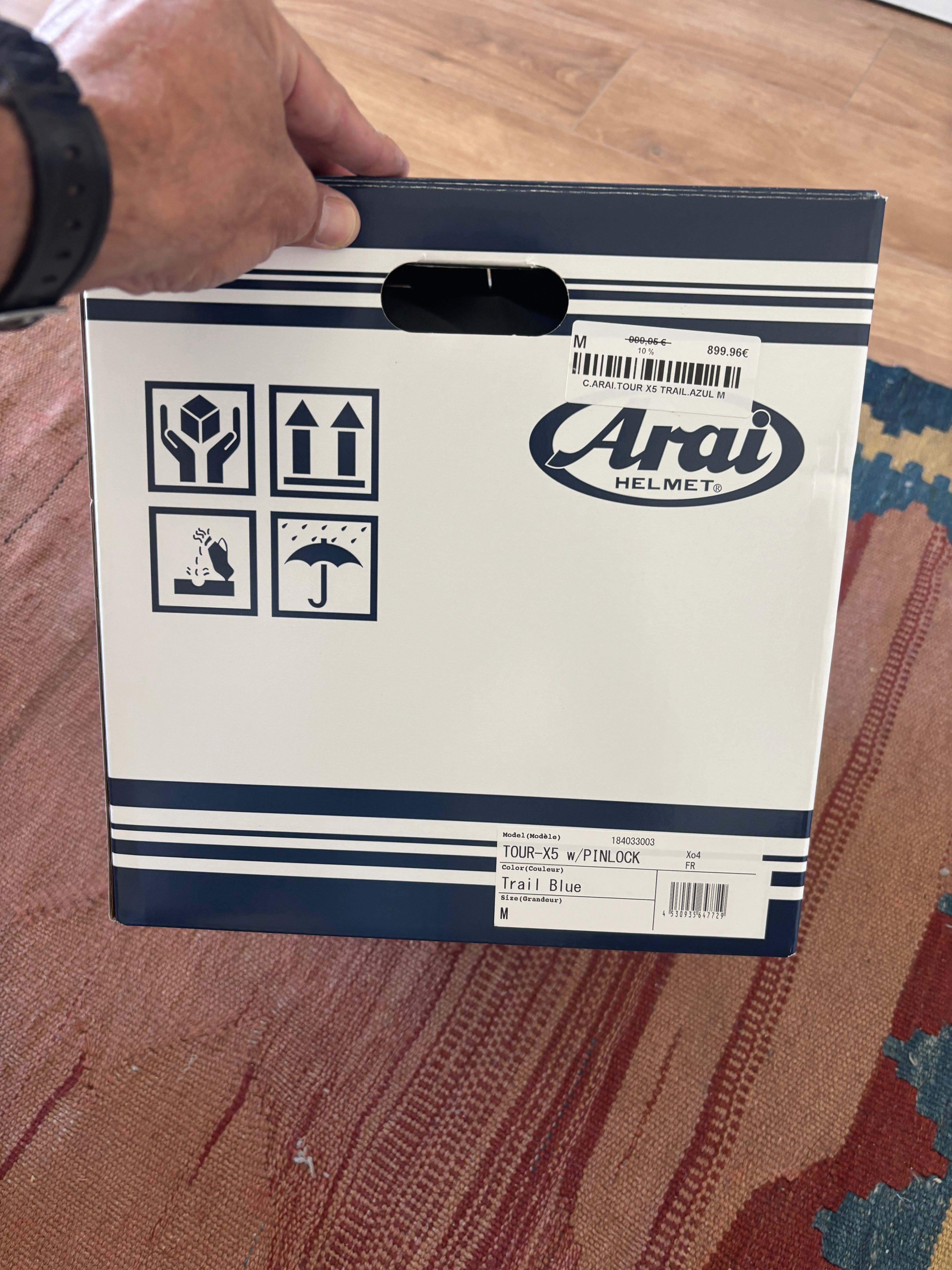 Arai tour x5 trail blue t. M