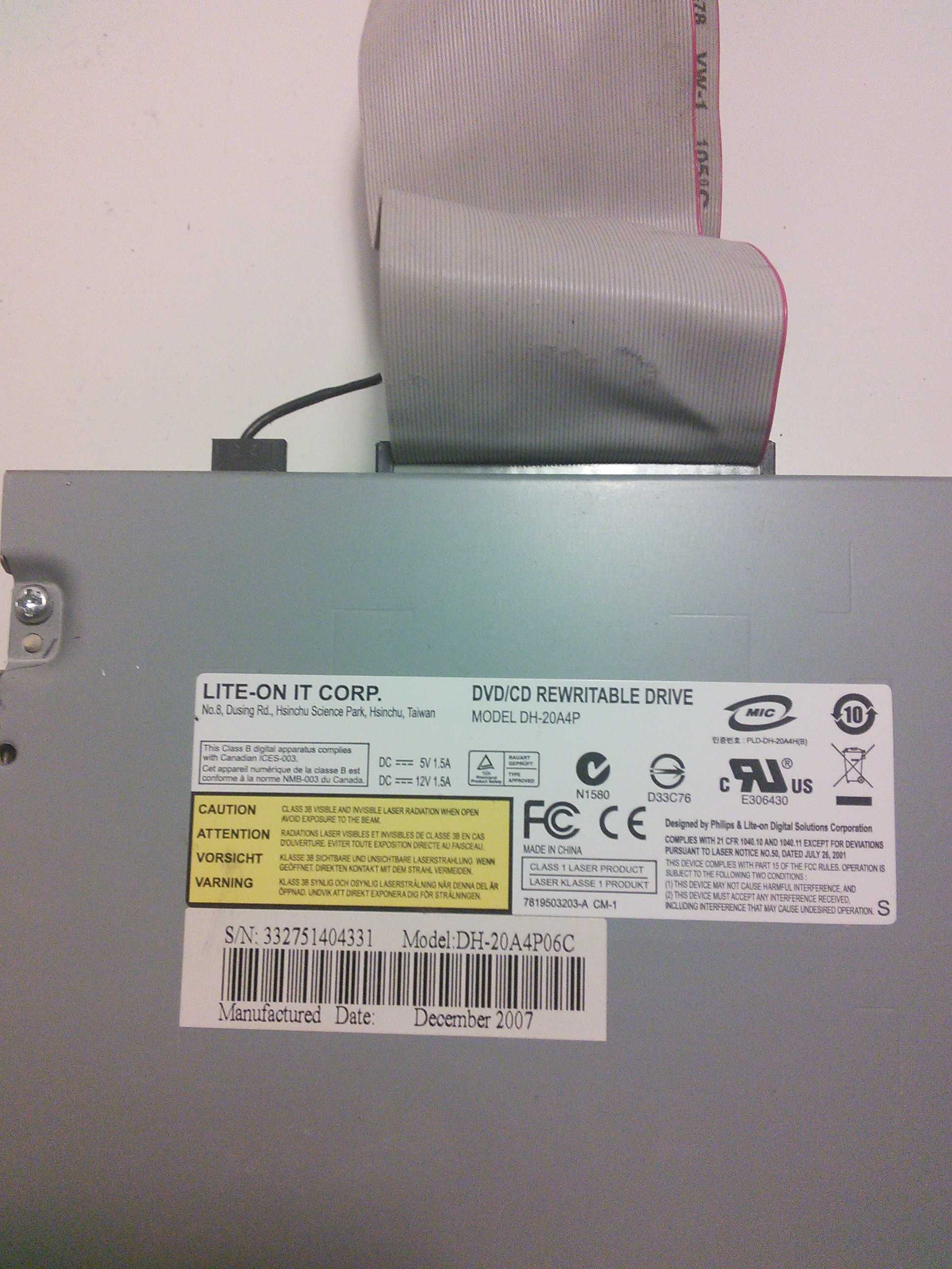 Stacja DVD CD komputer PC Model DH-20A4P