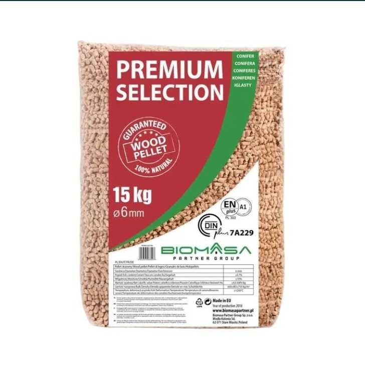 Pelet BIOMASA PARTNER Sosna-Świerk certyfikat pellet