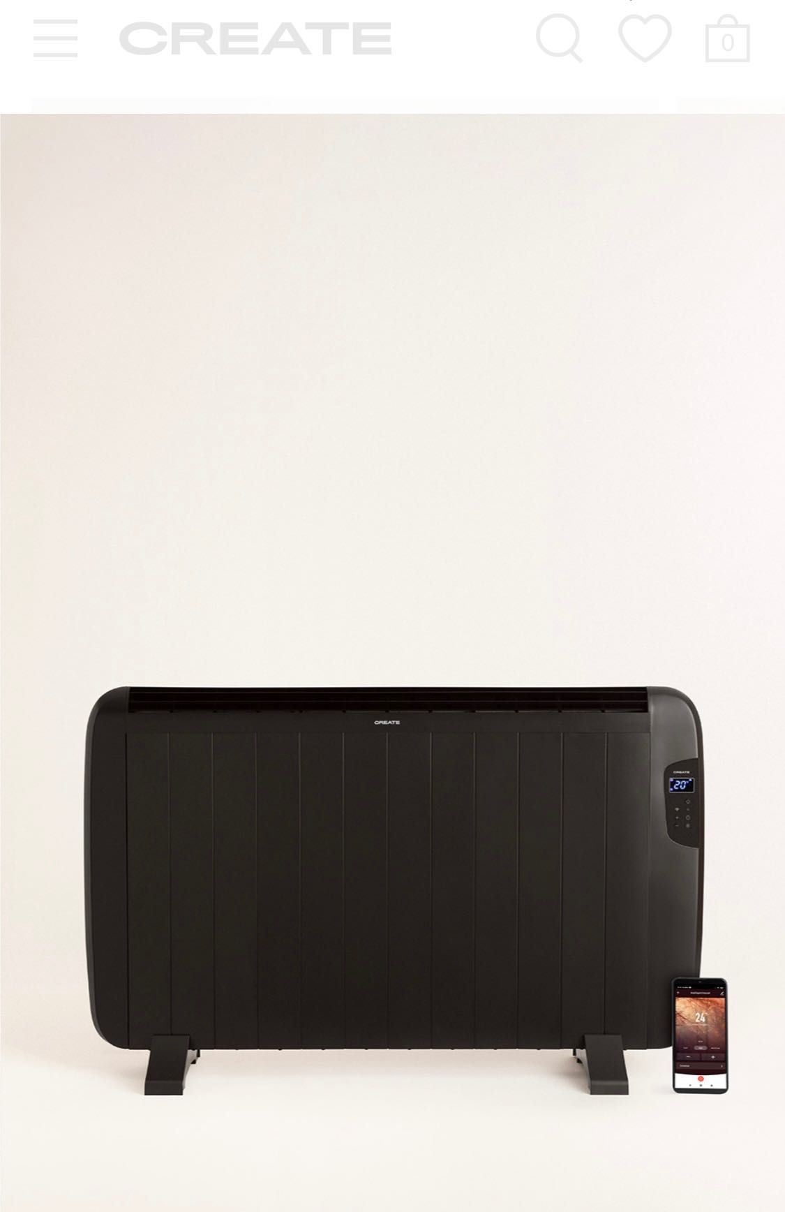 Aquecedor térmico com Wi-Fi