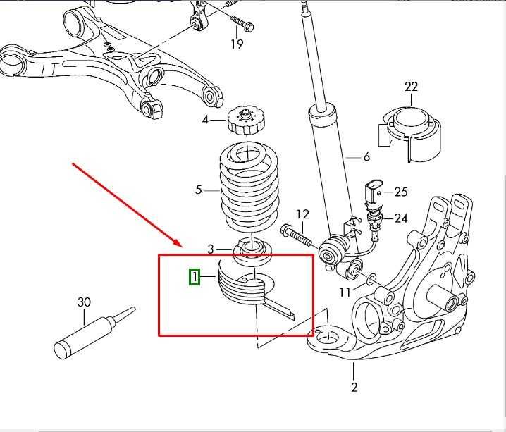 Защита задней пружины правая 8K0511540E для Audi A6 C7