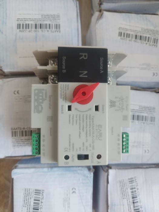 АВР EARU 125A L+N Автомат резервного живлення для генератора,iнвертора