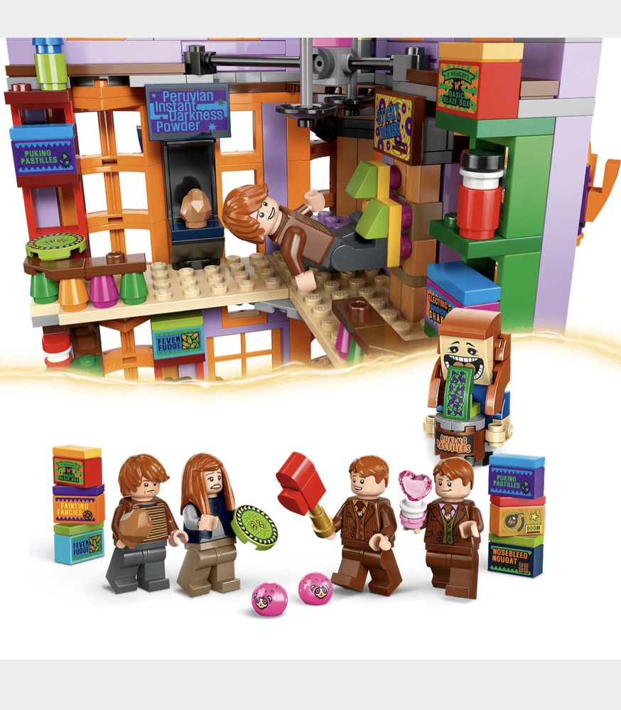 Lego Harry Potter 76422 Алея Діаґон: Відьмацькі витівки Візлів! New!