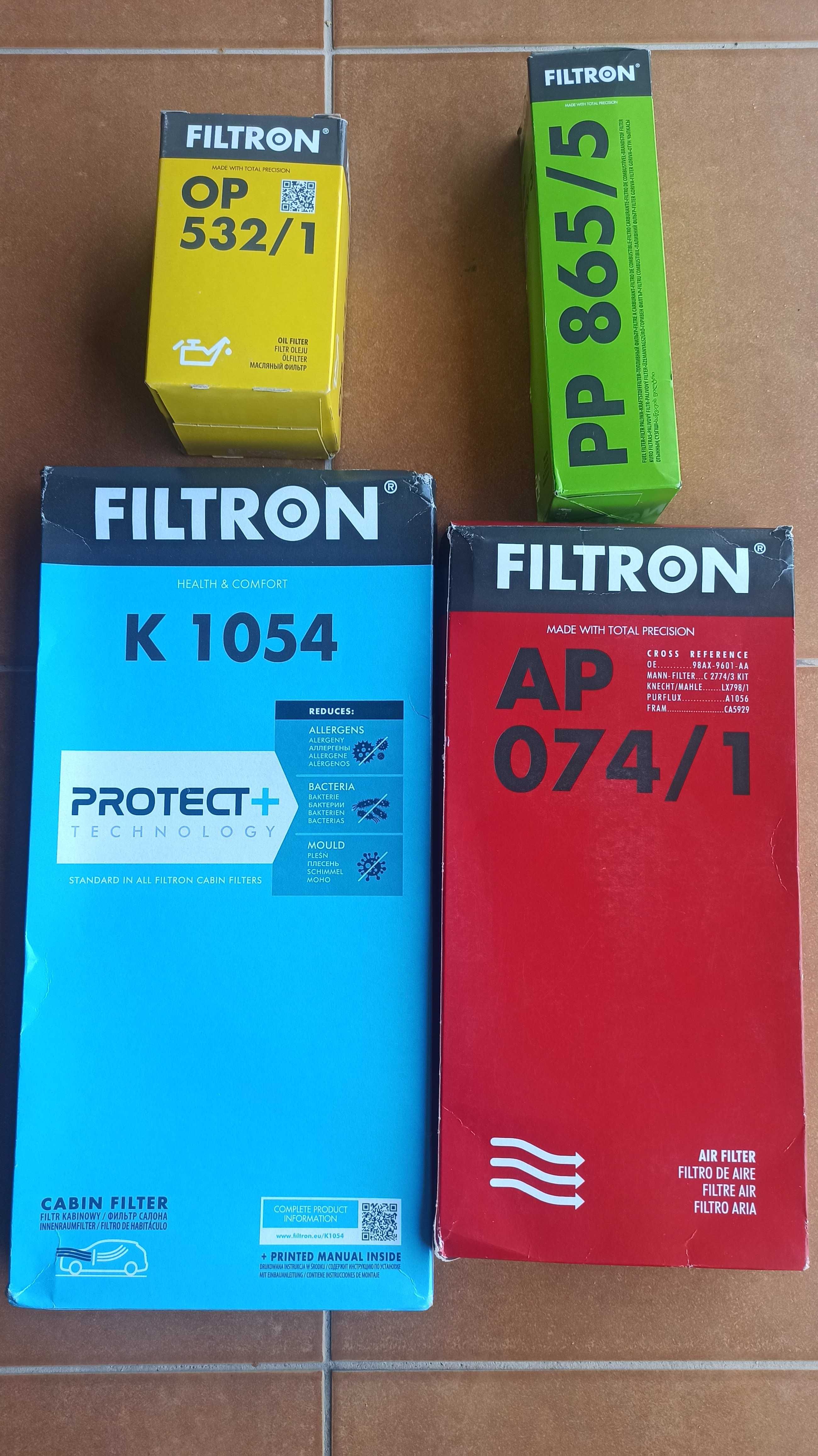 Filtry Ford Focus MK1 1998 - 2004,powietrza,kabinowy,oleju,paliwa-NOWE