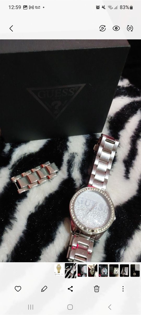 relógio  guess original  com caixa