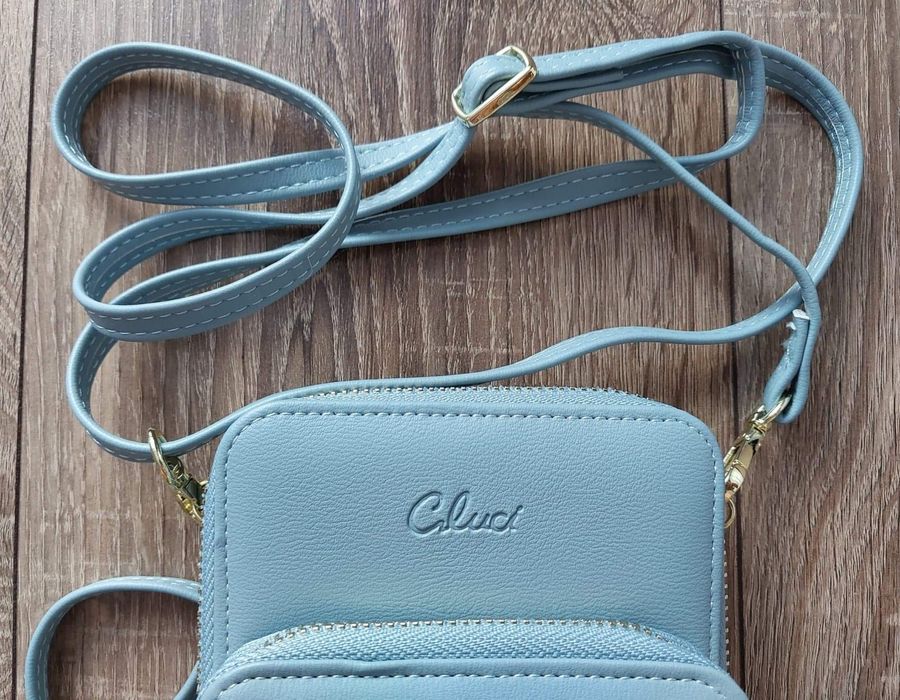 Śliczna Nowa mała torebka damska, rowerówka Cluci