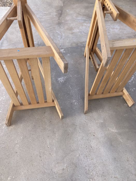 Conjunto 2 cavaletes Ikea madeira