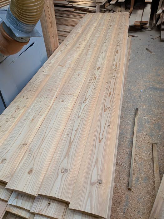 Deska Elewacyjna PÓŁBAL Modrzew – Grubość 38 mm | Krycie 170 mm |