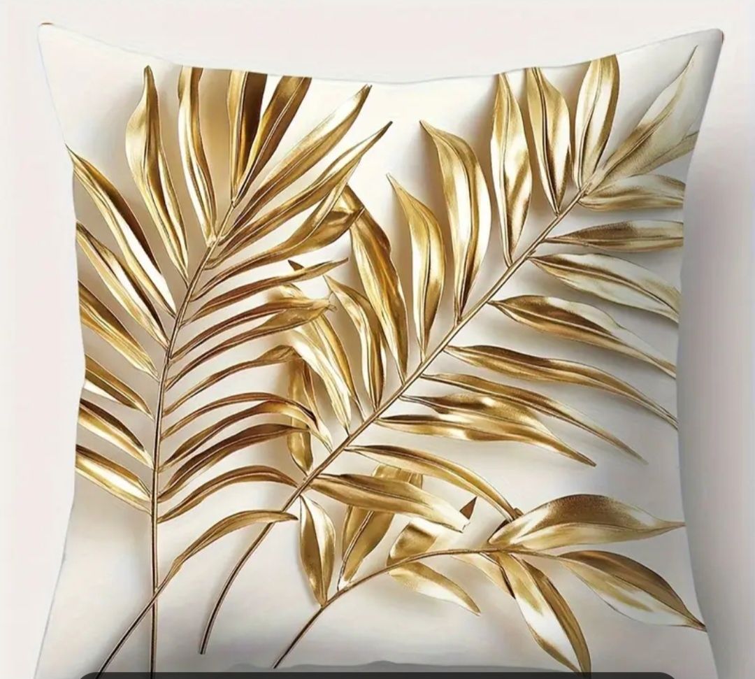 Zestaw 4 ozdobnych poszewek na poduszki - 45 cm x 45 cm. Nowe