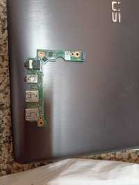 Placa USB/placa wifi /tampa com Webcam para portátil (Asus N750J)