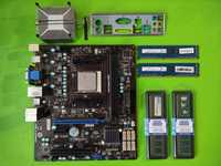 Комплект MSI A75MA - P35, AMD A6 3670K, DDR3 2х4 GB