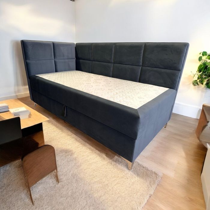 Łóżko kontynentalne MAX narożne 80, 90, 100 hotelowe PRODUCENT