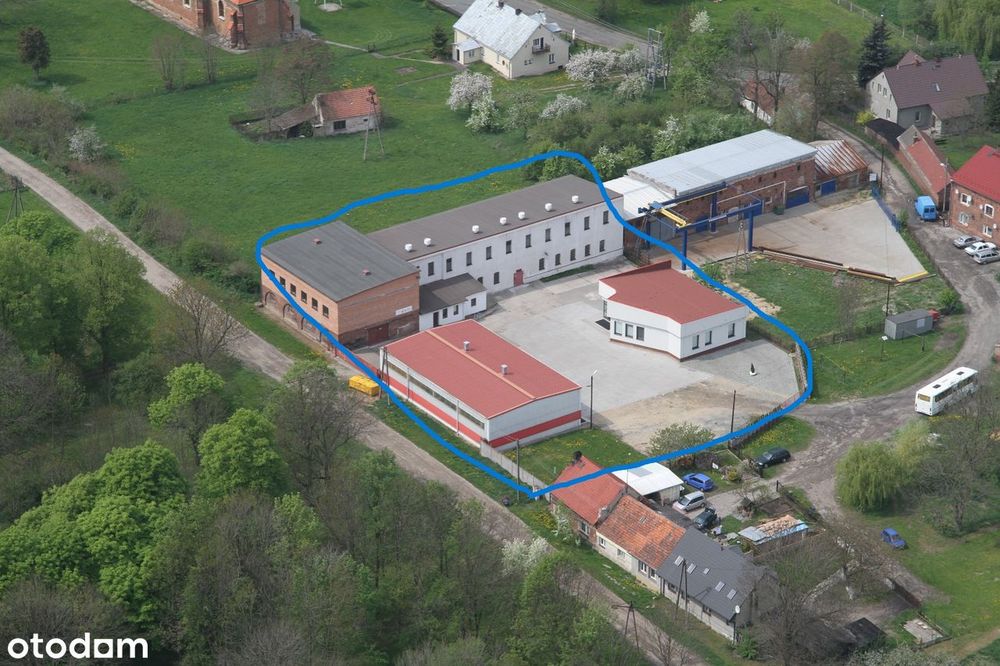zakład ślusarsko-lakierniczy (3 hale i budynek biurowo-socjalny)