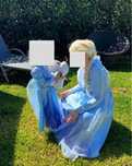Vestido Elsa Frozen Tamanho S