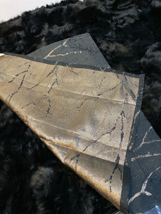 Nowy! Duży obrus żakardowy LEO 130x180 Home&You czarny + złoto