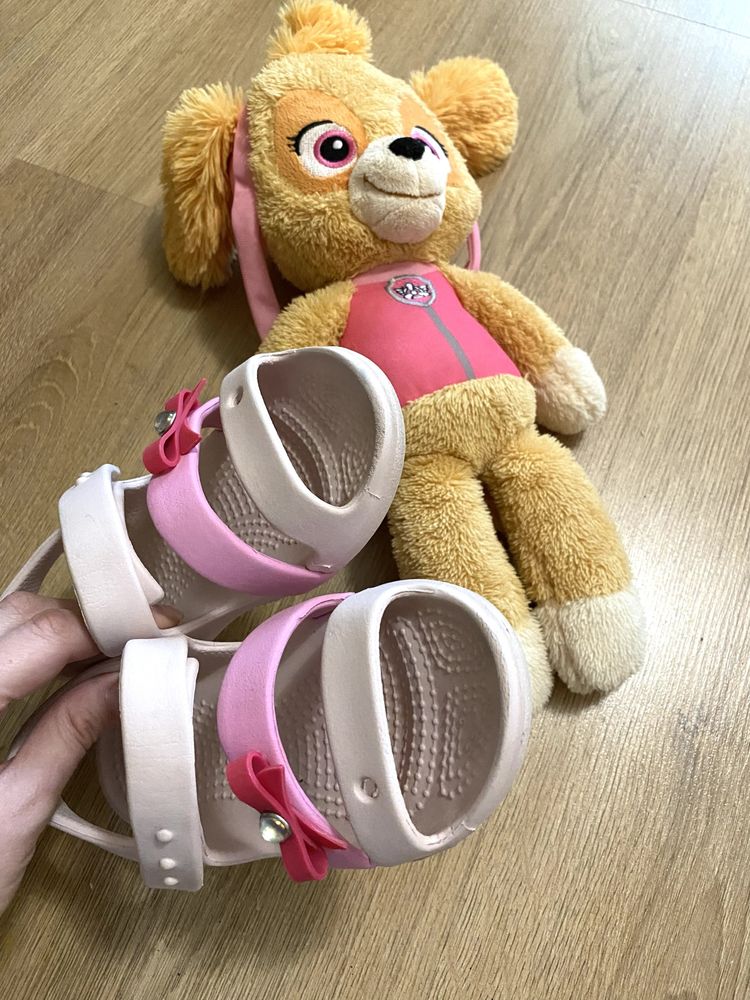 Босоножки Крокс Crocs оригінал Keeley Candy Pink