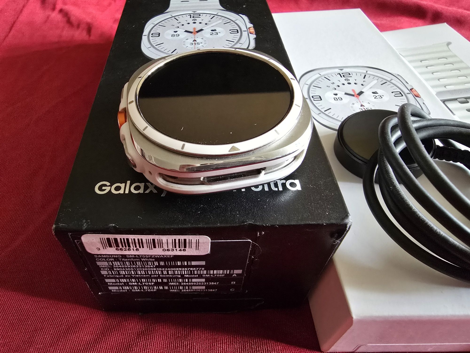 Не срочно Samsung Galaxy Watch 7 ultra 47mm titanium white