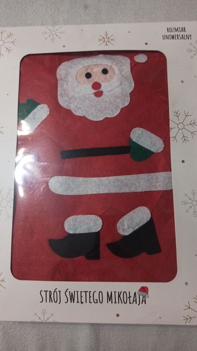 Strój Świętego Mikołaja Gwiazdora Przebranie Kostium Uniwersalny