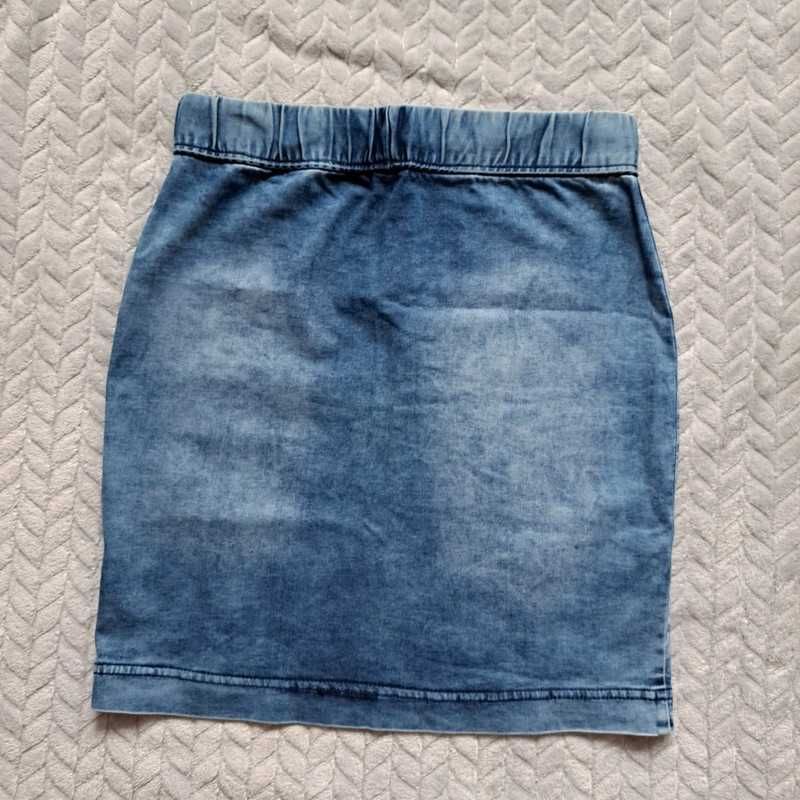 Spódnica jeansowa przecierana R.XS